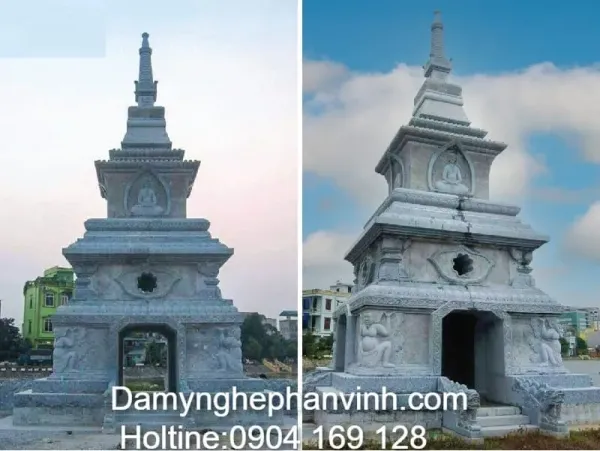 Địa chỉ uy tín thi công mộ tháp đá tại Việt Nam