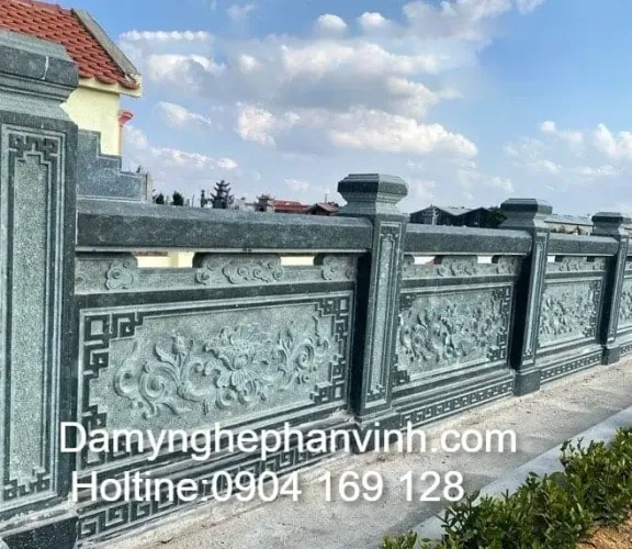 Ý nghĩa phong thủy của lan can đá trong kiến trúc tâm linh