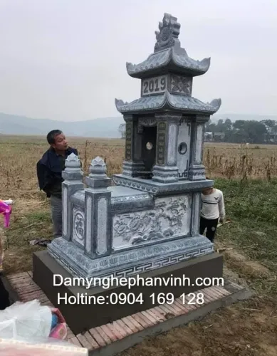 Mẫu Mộ Đá 2 Mái Quảng Ninh