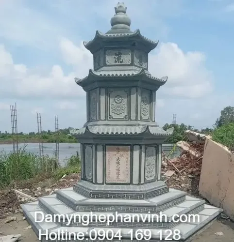 Ảnh hưởng phong thủy khi xây mộ tháp đá trong khuôn viên lăng mộ