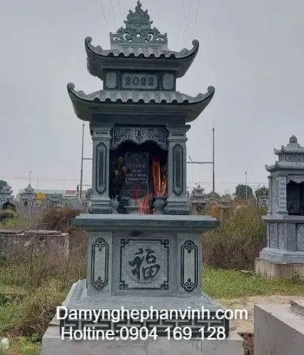 Mẫu Mộ Đá 2 Mái Nghệ An