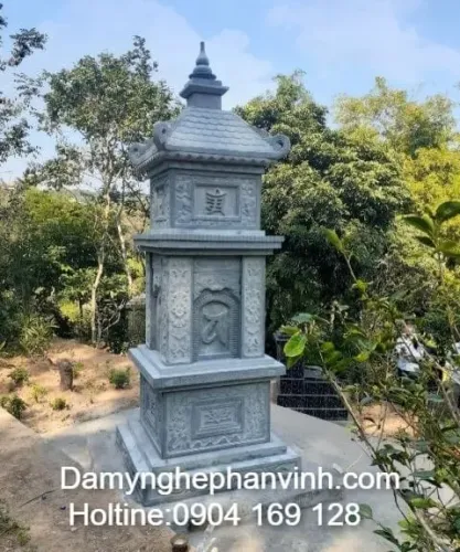 Chất liệu làm mộ tháp đá