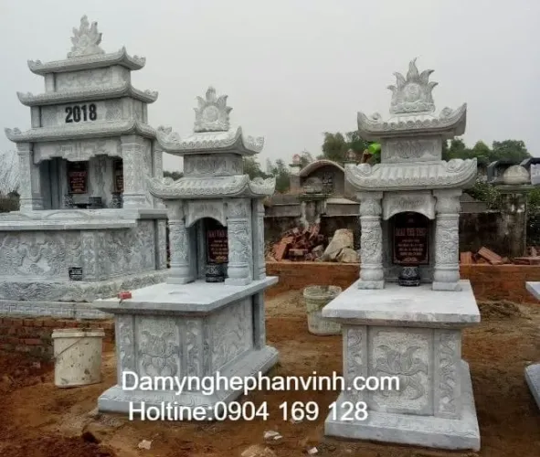 Mẫu Mộ Đá 2 Mái Đà Nẵng