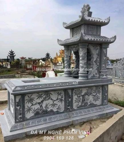 Mộ đá hai mái đao đẹp