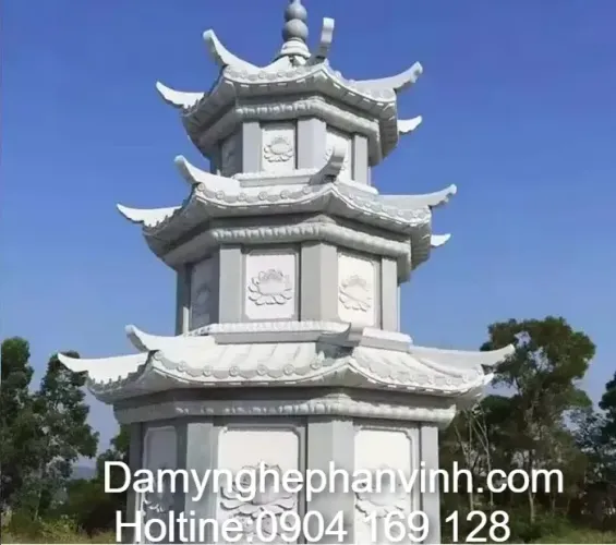Kích thước mộ tháp đá chuẩn phong thủy theo thước Lỗ Ban