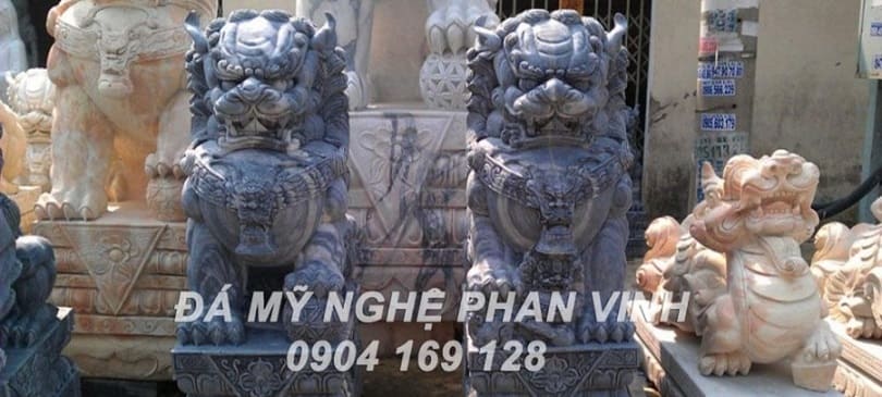 Kỳ lân đá phong thủy xua đuổi vận đen tháng cô hồn