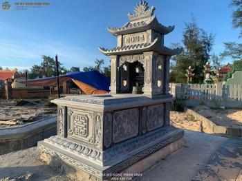 Báo giá mộ đá 2 mái mới nhất