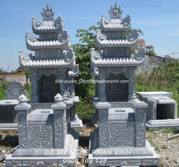 Báo giá mộ đá 3 mái Cập nhật chi tiết mới nhất từ Đá Mỹ Nghệ Phan Vinh