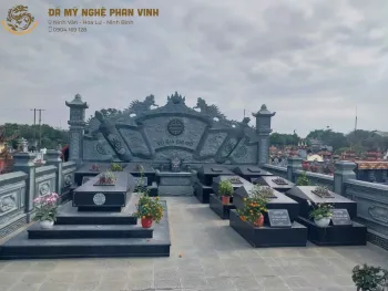 So Sánh Lăng Mộ Đá Theo Chất Liệu: đá xanh, đá trắng, đá granite, đá xanh rêu