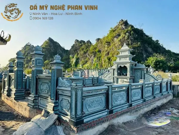Thiết Kế Lăng Mộ Đá Gia Tộc Chuẩn Phong Thủy