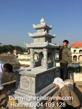 Mẫu Mộ Đá 3 Mái Quảng Ninh